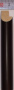 Багет деревянный (1м.) APR CM 1026 BLG матовый чёрный "Малайзия"