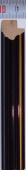 Багет деревянный (1м.) APR SG 1017 BLG лак чёрный "Малайзия"